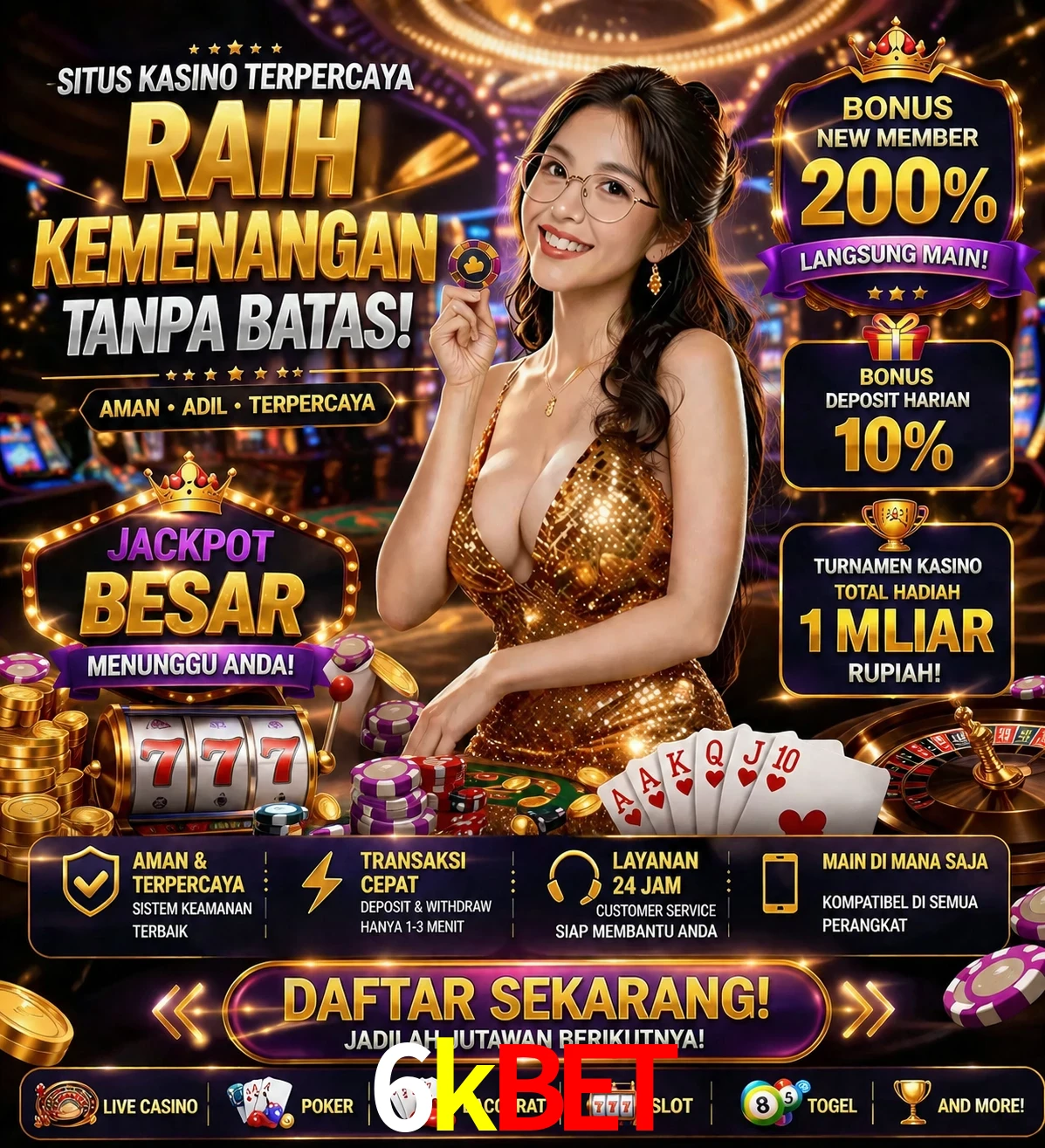 Roleta e blackjack 6kbet